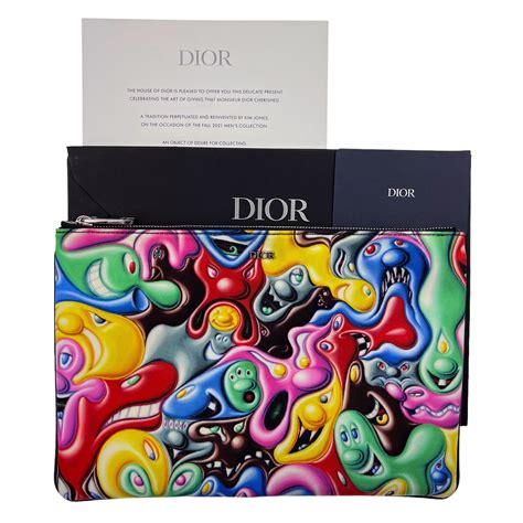 dior kenny scharf pouch